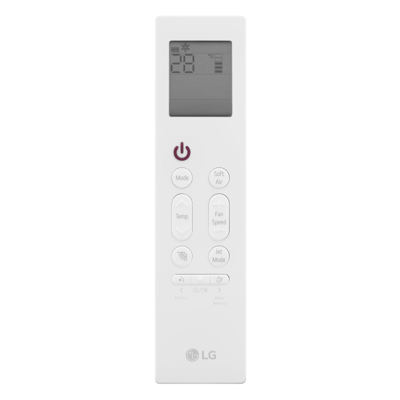 Airco LG DUALCOOL Premium H12S1P 3.5kW/12000Btu, stijlvol design en comfortabele luchtstroom