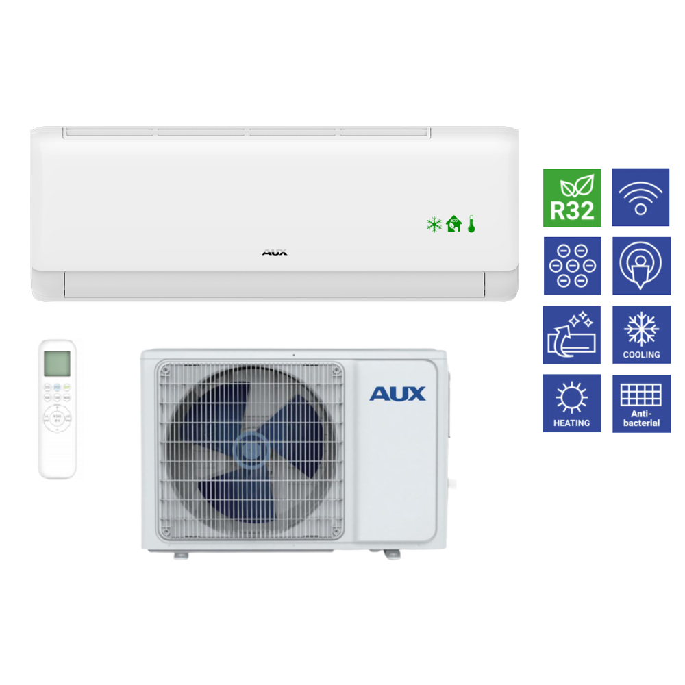 Aux Q-SMART 12QC – 3.5kW/12000Btu A++ Incl. WiFi